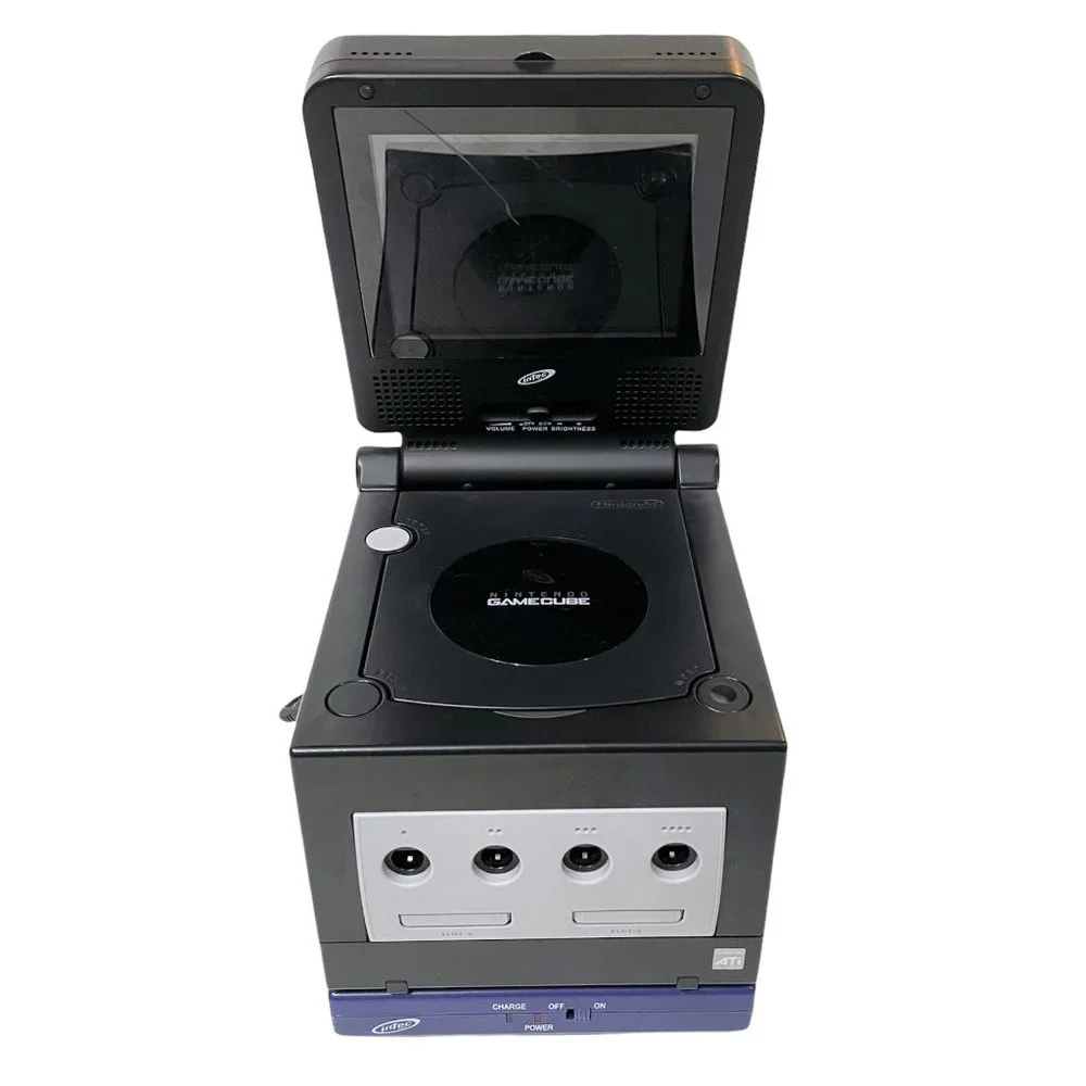 Nintendo Gamecube with Intec Screen & Battery Pack